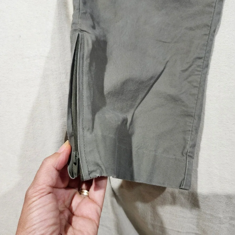 Cabelas Outdoors Mens 30x32 Convertible Cargo Pants Olive Gray Hiking Utility